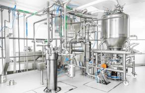 Eine Pulvermischanlage für API